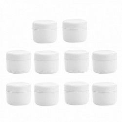 Refillable Plastic Empty Face Cream Cosmetic Container With White Lid-100g Refillable Plastic Empty Face Cream Cosmetic Container With White Lid-100g