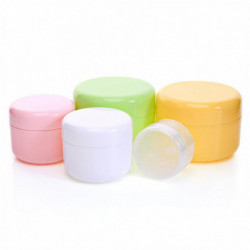 Refillable Plastic Empty Face Cream Cosmetic Container With White Lid-100g Refillable Plastic Empty Face Cream Cosmetic Container With White Lid-100g