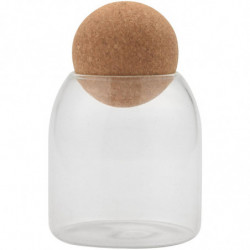 Boule de liège 500ML sans plomb avec couvercle Réservoir de stockage Boîtes de thé scellées Céréales Bocaux de [...]