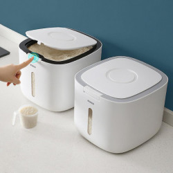 10KG Kitchen Nano Bucket Insect-Proof Moisture-Proof Sealed Rice Cylinder Grain Dog Food Household 10KG Kitchen Nano Bucket Insect-Proof Moisture-Proof Sealed Rice Cylinder Grain Dog Food Household