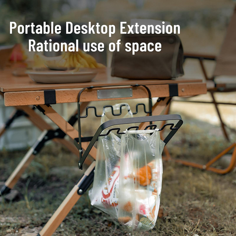 Foldable Home Kitchen Garbage Bag Holder Outdoor Folding Picnic Garbage Rack