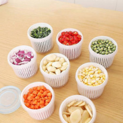 3 Pcs Drain Fresh Box Can Be Spliced and Drained Fresh-Keeping Box, Convenient to Store in the Refr 3 Pcs Drain Fresh Box Can Be Spliced and Drained Fresh-Keeping Box, Convenient to Store in the Refr