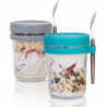 Overnight Oats Jars With Lid And Spoon Set Of 210 Oz Multiple Use Large Capacity Airtight Seal Oatmeal Container [...]