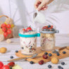 Overnight Oats Jars With Lid And Spoon Set Of 210 Oz Multiple Use Large Capacity Airtight Seal Oatmeal Container [...]