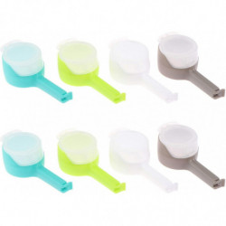 8 Pieces Acsergery Gift Food Bag Sealing Clip With Pour Spout For Food Storage 8 Pieces Acsergery Gift Food Bag Sealing Clip With Pour Spout For Food Storage