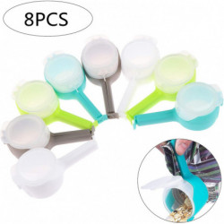 8 Pieces Acsergery Gift Food Bag Sealing Clip With Pour Spout For Food Storage 8 Pieces Acsergery Gift Food Bag Sealing Clip With Pour Spout For Food Storage