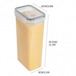 Single Transparent Plastic Storage Tank Vacuum Moisture Proof Fresh-keeping Storage Storage Sealed Tank,Kitchen [...]