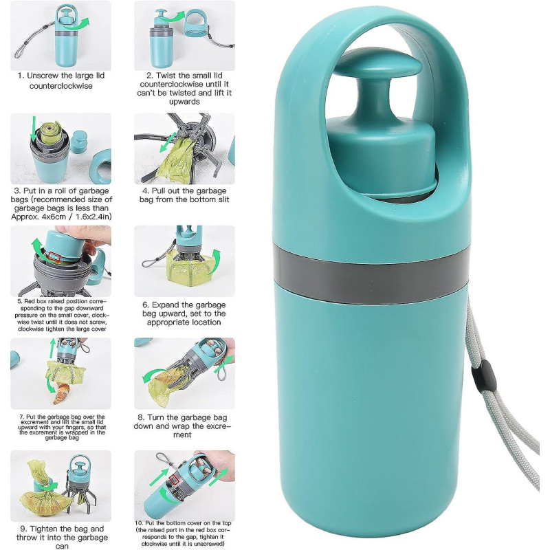 Pooper Scooper Dog Pooper Dog Claw Poop Scooper Pooper Scooper For Large Dogs Zero Contact Lightweight Portable [...]