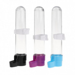 Distributeur d’eau de perruche suspendu Récipient alimentaire en plastique Chargeur automatique Distributeur d’eau de perruche suspendu Récipient alimentaire en plastique Chargeur automatique