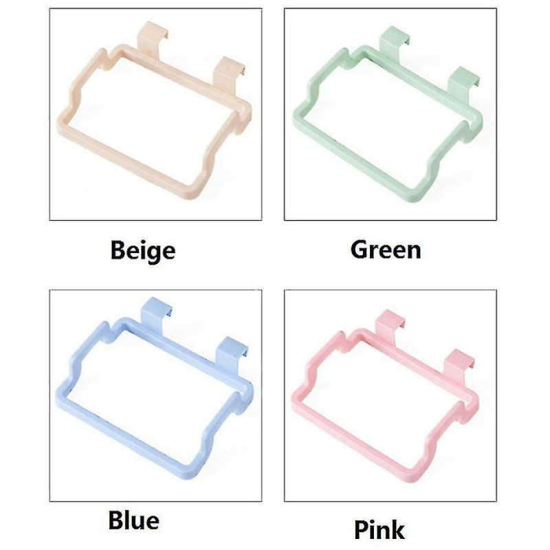 Garbage Bag Holder Kitchen Trash Storage Hanger Rubbish Hanging Racksblue