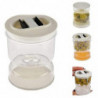 Hourglass Pickle Pot Distributeur humide et sec Hourglass Jar Kitchen Juice Separator Tool Box Haute Qualité