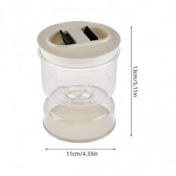 Hourglass Pickle Pot Distributeur humide et sec Hourglass Jar Kitchen Juice Separator Tool Box Haute Qualité Hourglass Pickle Pot Distributeur humide et sec Hourglass Jar Kitchen Juice Separator Tool Box Haute Qualité