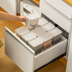 Sinknap Refrigerator Fresh-keeping Box Transparent Food Grade Odor-free Maximize Space Organize Fridge Door [...]