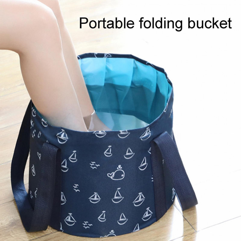 Foldable Portable Washbasin Washbowl Foot Bath Water Container Storage Bucket