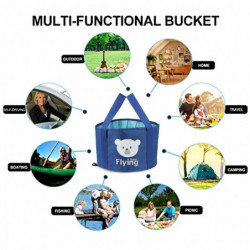 Portable pliable Bain de pieds Bassin de voyage Lavabo Water Bucket Container Portable pliable Bain de pieds Bassin de voyage Lavabo Water Bucket Container