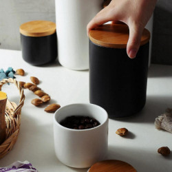 Whole Grain Storage Box Kitchen Storage Jar Food Sealed Jar,black S Whole Grain Storage Box Kitchen Storage Jar Food Sealed Jar,black S