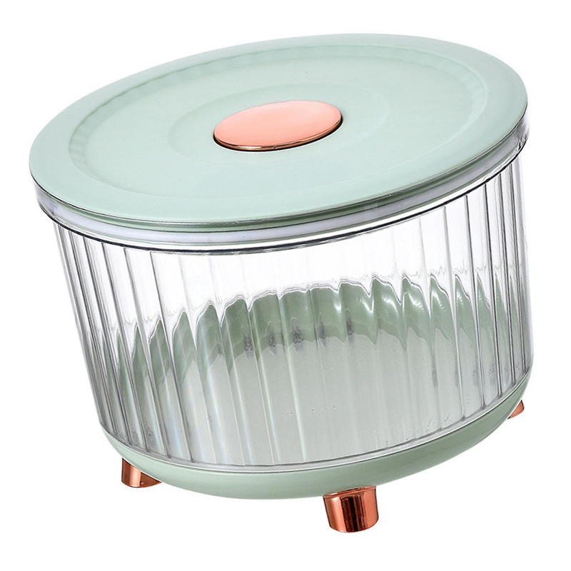 Insect-proof Food Sealed Grain Container Pet Food Container Rice Storage Box Green 5kg