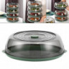 Bpa Free Plastic Splash Guard Cooker Lid Dust-proof For Party Home Food