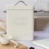 2xlaundry Powder Storage Tin Box Large Rice Organizer With Spoon White