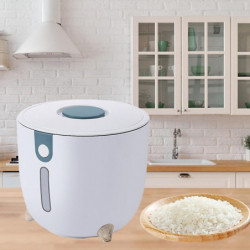 5kg Insect Proof Rice Storage Sealed Container Dry Food Airtight Bucket Blue 5kg Insect Proof Rice Storage Sealed Container Dry Food Airtight Bucket Blue