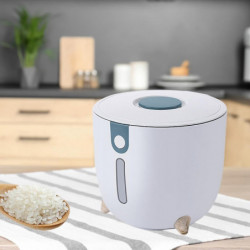 5kg Insect Proof Rice Storage Sealed Container Dry Food Airtight Bucket Blue 5kg Insect Proof Rice Storage Sealed Container Dry Food Airtight Bucket Blue