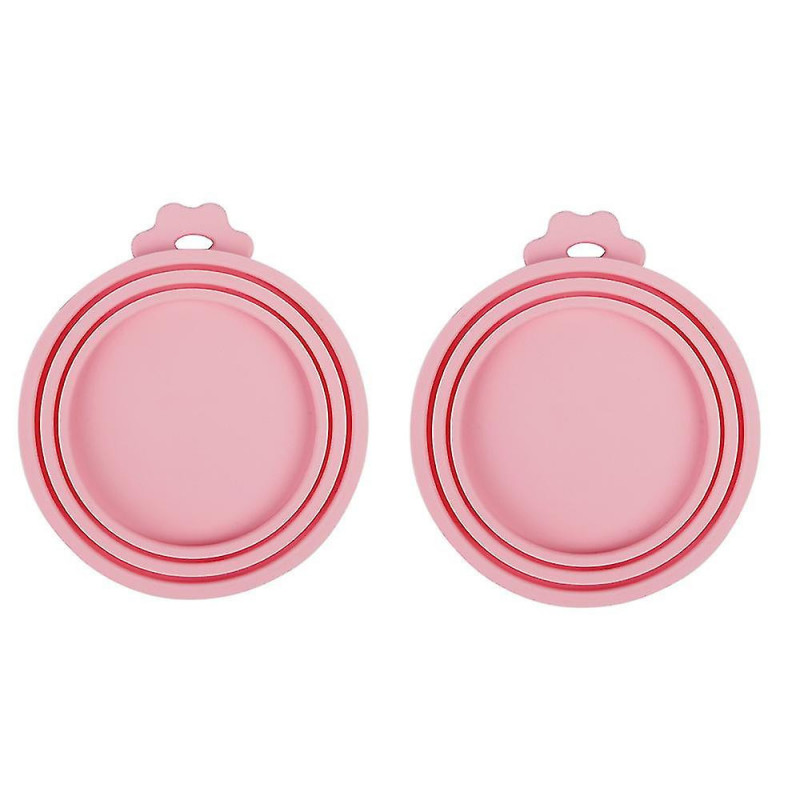 Silicone Dog Cat Canned Lid Pet Food Cover Storage Fresh-keeping Lids Pet Food Cans Lids