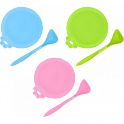3pcs Cat Food Can Covers Lids,silicone Tin Lids Can W/ 3 Cat Food Spoons Fit 3 Standard Size Cat Dog Food Toppers
