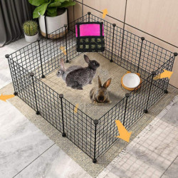 Station d’alimentation pour petits animaux pour cochons d’Inde Sacs de foin 30 * 28 cm Récipients de nourriture [...]