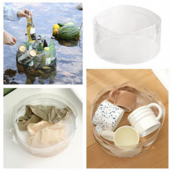 Folding Bucket Travel Container Portable Wash Basins for Outdoor Indoor