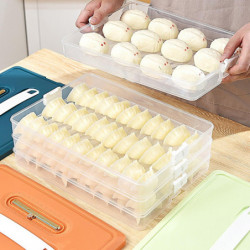 Food Storage Box Large Capacity Multi-layer Food Grade Non-Stick Transparent Fresh-keeping BPA Free