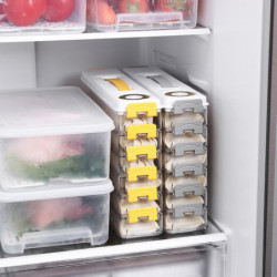 Dumpling Box Refrigerator Food Dumpling Container Multi Layers Large Capacity Transparent Fresh-keeping Stackable [...]