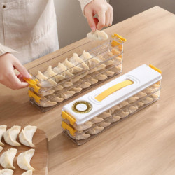 Dumpling Box Refrigerator Food Dumpling Container Multi Layers Large Capacity Transparent Fresh-keeping Stackable [...]