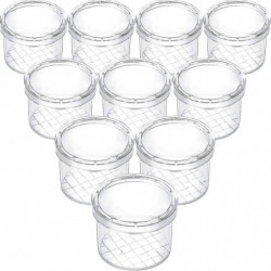 30 Pièces Piège À Insectes Visionneuse Transparent Petit Animal Conteneur Petite Cage Loupe Boîte Conteneur-XinHan