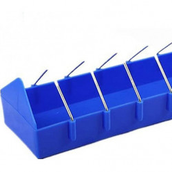 Chicken Feeder Trough - Plastic Poultry Feeder Rack Bird Food Dispenser Storage Trough Container Pigeon [...]