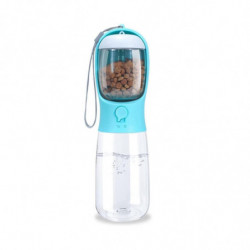 2-in-1 Dog Water Bottle,leak Proof Portable Pet Water Bottle With Food Container,outdoor Portable W