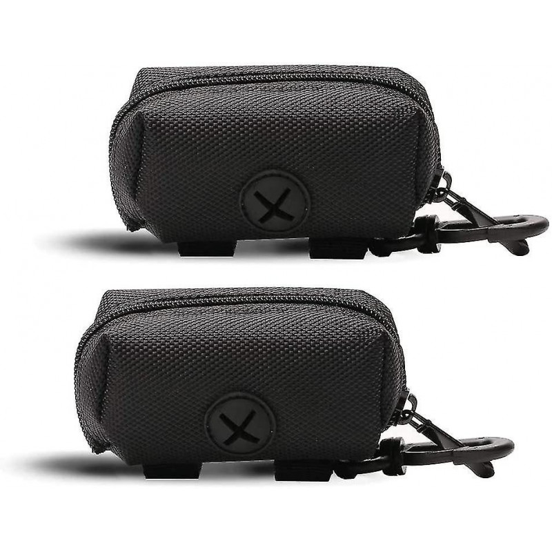 2pcs Poop Bag Dispenser, Dog Poop Bag, Dog Waste Catcher Dogs, Black