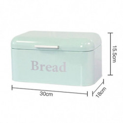 Vintage Bread Box Cupboard Iron Box Desktop Finishing Dust-proof Storage Box Storage Bin Food Kitch