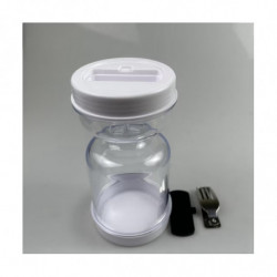 Pickle And Olive Hourglass Jars - Pickle Jar With Strainer Flip Lid, Pickle Jar For Airtight Food S