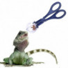 Poop Tongs Reptiles Feeding And Litter Poop Clamp Cleaning Tool For Terrarium