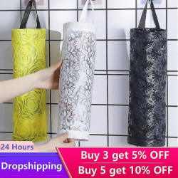 Poubelle Suspendue Stockage Sacs en plastique Organisation Cuisine Distributeur Poubelle Mural Mural Porte-bagages [...]