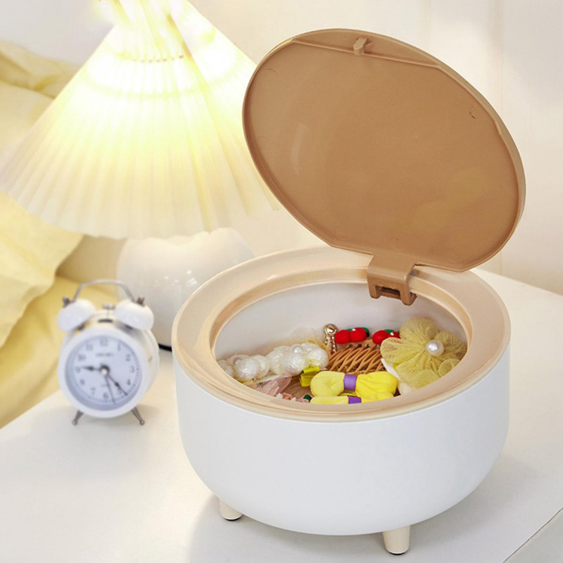 Hair Tie Hair Rope Container Box Small Items Holder Containers For Home Office Outdoor Travel