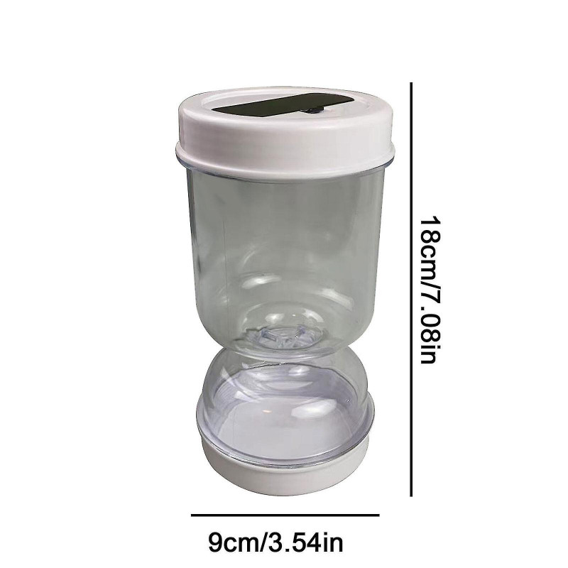 Pot de sablier à cornichons et olives, pot à ramassage de cornichons, séparateur de jus, pot de cornichons avec [...]