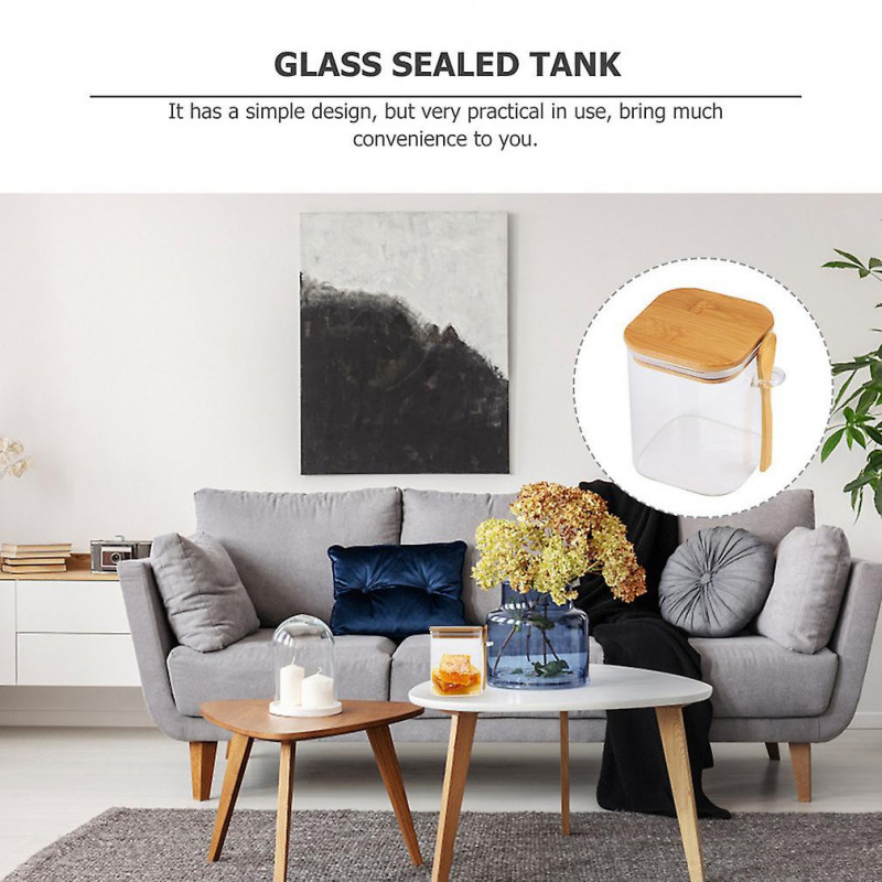 Transparent Storage Bottles Practical Sealed Jars Seasoning Storage Box