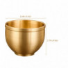 Brass Wine Cup Multipurpose Round Cup Wine Container for Home (Golden)