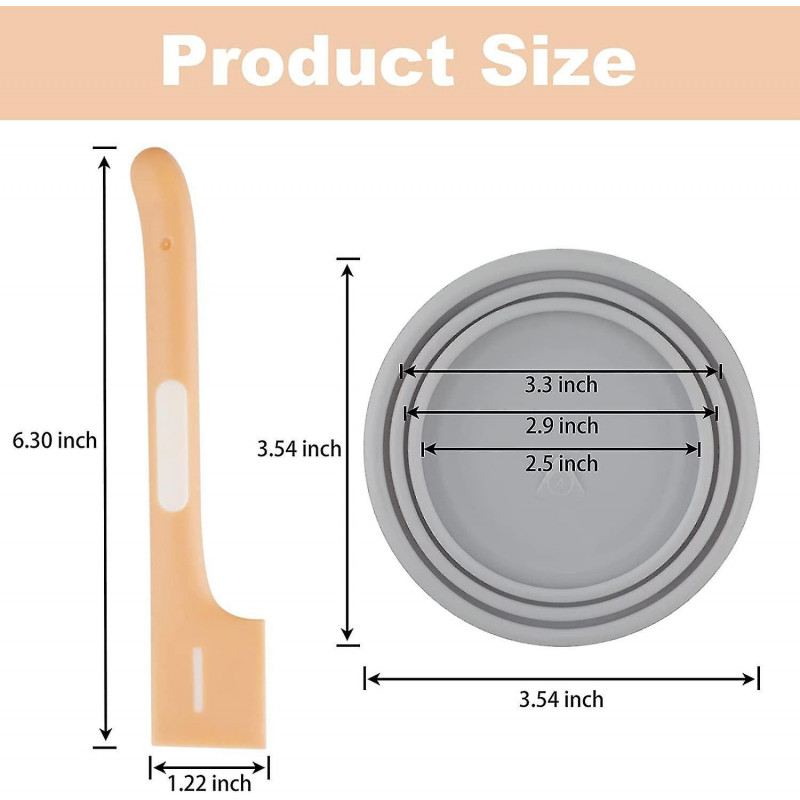 6pcs Dog Food Can Covers Lids, Rubber Cat Food Can Lid For Pet Food Cans, Cat Food Spoons For Wet Food 6pcs Dog Food Can Covers Lids, Rubber Cat Food Can Lid For Pet Food Cans, Cat Food Spoons For Wet Food