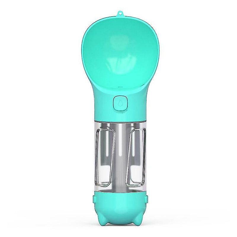 5 In 1 Portable Dog Water Bottle Multifunction With Food Box 300ml 5 In 1 Portable Dog Water Bottle Multifunction With Food Box 300ml