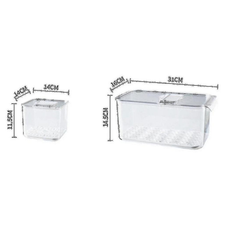 1pcs Fresh-keeping Box Drain Refrigerator Storage Box With Lid 1pcs Fresh-keeping Box Drain Refrigerator Storage Box With Lid