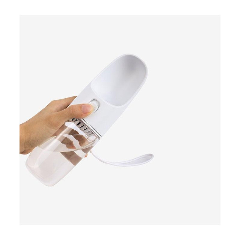 Portable pet drinking cup one key leak prevention dual filtration mini water dispenser easy to carry