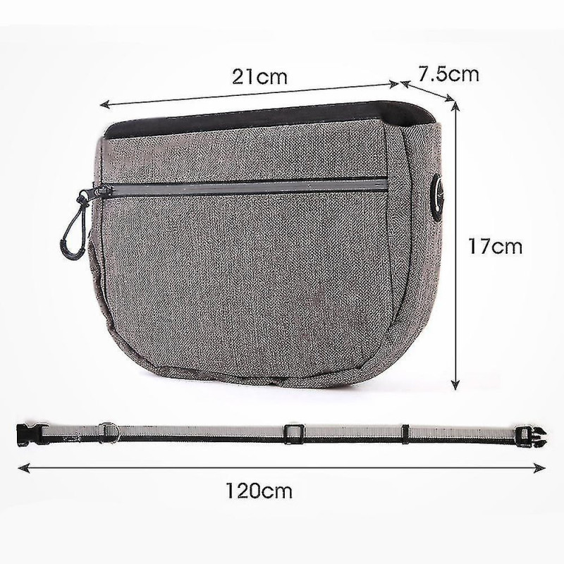 Pochette de friandises pour chiens, sac de poche de dressage de chien avec ceinture réglable et distributeur de [...]