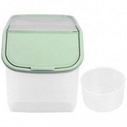 1pc Clamshell Rice Storage Box Large-capacity Snack Organizer Containing Box